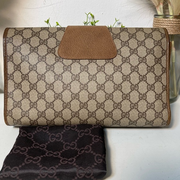 ❤️GUCCI Clutch bag with Sherry line❤️ - Picture 2 of 16